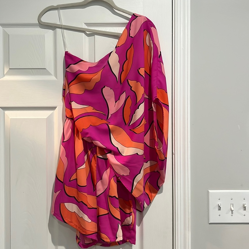 One Shoulder Romper